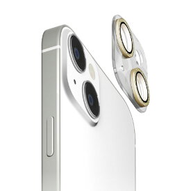 PGA iPhone 15/15 Plus用カメラフルプロテクター ラメゴールド PG-23ACLG13GD [PG23ACLG13GD]【JPSS】