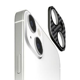 PGA iPhone 15/15 Plus用カメラフルプロテクター PVCレザー/カーボン調ブラック PG-23ACLG22BK [PG23ACLG22BK]
