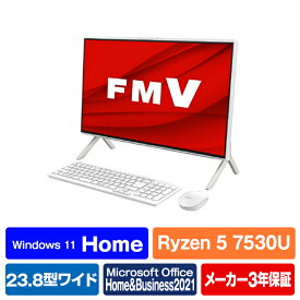 富士通 一体型デスクトップパソコン e angle select ESPRIMO ホワイト FMVF60H3WE [FMVF60H3WE]【RNH】【MAAP】
