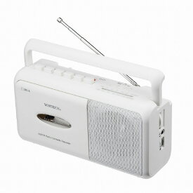 WINTECH モノラルラジカセ ホワイト SCT-M110 [SCTM110]【JSPM】
