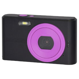 ケーヨー コンパクトデジタルカメラ ブラック×パープル NT-DC001(BPL) [NTDC001BPL]