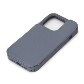 PGA iPhone 15 Pro用バックフリップケース ブルー PG-23BBF05BL [PG23BBF05BL]