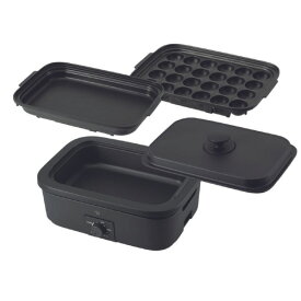 象印 デイリーコンパクトプレート ブラック EJ-DE30-BA [EJDE30BA]【RNH】