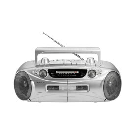 WINTECH ダブルラジカセ シルバー WCT-2 [WCT2]【JSPM】