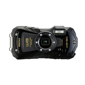 PENTAX コンパクトデジタルカメラ WGシリーズ ブラック WG90ブラツク [WG90ブラツク]【RNH】