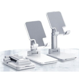 デジタルランド 折り畳み式スマホスタンド ホワイト DL-YU185WH [DLYU185WH]