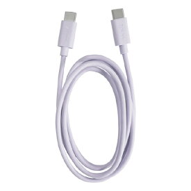 イツワ商事 USB Type-C to C 充電通信ケーブル(1m) パープル MTCD2302PU [MTCD2302PU]