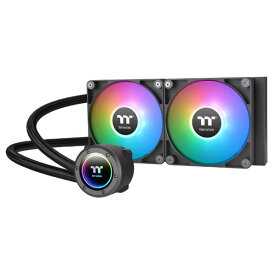 Thermaltake 水冷一体型CPUクーラー TH240 ARGB Sync V2 ブラック CLW361PL12SWA [CLW361PL12SWA]【JPSS】