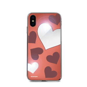 dreamplus iPhone XS/X�pHeart MIRROR CASE ���b�h DP10158I8 [DP10158I8]