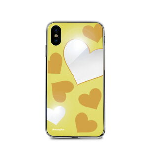 dreamplus iPhone XS/X�pHeart MIRROR CASE �C�G���[ DP10159I8 [DP10159I8]