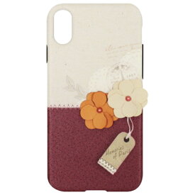 Happymori iPhone XS/X用ケース Memories of Paris ワインレッド HM14450I58 [HM14450I58]【JYMP】
