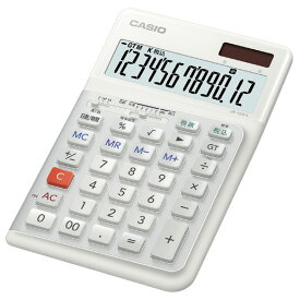 カシオ 電卓 ホワイト JE-12D-L-WE-N [JE12DLWEN]