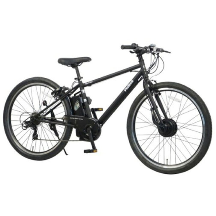 楽天市場】PELTECH 27．5型電動アシスト自転車 外装7段 マットブラック 