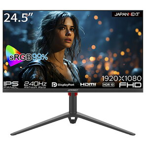 JAPANNEXT 24D5^Q[~OtfBXvC ubN JN-IPS245G240FHDR-HP [JNIPS245G240FHDRHP]