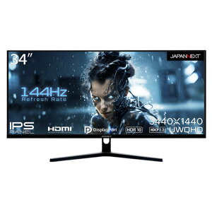 JAPANNEXT 34^Q[~OtfBXvC ubN JN-IPS34144UWQHDR [JNIPS34144UWQHDR]