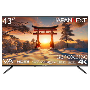 JAPANNEXT 43^4KΉtfBXvC ubN JN-V43UHDR-U [JNV43UHDRU]