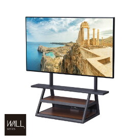 ナカムラ 32〜65型対応 WALL TVスタンド M1キャスター EQUALS・WALLシリーズ ウォールナット WLTVW5238 [WLTVW5238]