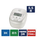タイガー 圧力IH炊飯ジャー(5．5合炊き) ホワイト JRI-B100W [JRIB100W]【RNH】【JLMP】