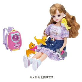 タカラトミー リカちゃん わんにゃんリュック&ペットいっぱいセット リカワンニヤンリユツクペツトイツパイセツト [リカワンニヤンリユツクペツトイツパイセツト]