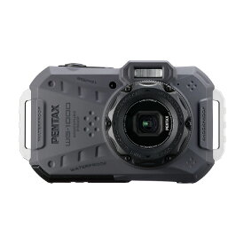 PENTAX コンパクトデジタルカメラ WGシリーズ グレー WG1000グレ- [WG1000グレ-]【RNH】