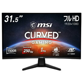 MSI 31．5型液晶ディスプレイ MAG ブラック MAG-32C6X [MAG32C6X]