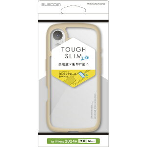 �G���R�� iPhone 16�pTOUGH SLIM LITE �n�C�u���b�h�P�[�X �t���[���J���[ �J�t�F�I�� PM-A24ATSLFCBE [PMA24ATSLFCBE]