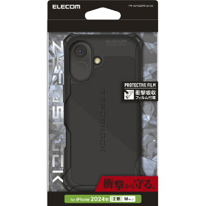 GR iPhone 16pZEROSHOCK P[X ubN PM-A24AZEROBK [PMA24AZEROBK]ySPSPz