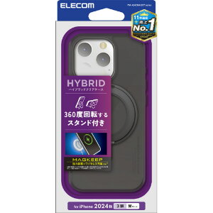 GR iPhone 16 PropnCubhP[X MAGKEEP X^h ubN PM-A24CMAGSTBK [PMA24CMAGSTBK]