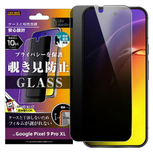 ���C�A�E�g Google Pixel 9 Pro XL�pLike standard �K���X�t�B���� 10H 180° �`�����h�~ �w��F�ؑΉ� RT-GP9XLF/FPG [RTGP9XLFFPG]