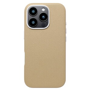 ���j�P�[�X iPhone 16 Pro�pMag Plain Case �x�[�W�� UNI-CSIP24MP-2MPBE [UNICSIP24MP2MPBE]