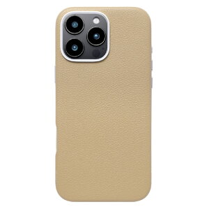���j�P�[�X iPhone 16 Pro Max�pMag Plain Case �x�[�W�� UNI-CSIP24LP-2MPBE [UNICSIP24LP2MPBE]