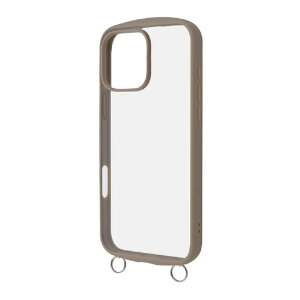 ���C�A�E�g iPhone 16 Pro Max�pLike standard Puffull �ϏՌ� �o���p�[ �X�g���b�v����t�� �n�C�u���b�h�P�[�X �x�[�W�� RT-P49CMD1/BE [RTP49CMD1BE]