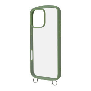 ���C�A�E�g iPhone 16 Pro Max�pLike standard Puffull �ϏՌ� �o���p�[ �X�g���b�v����t�� �n�C�u���b�h�P�[�X �J�[�L RT-P49CMD1/OV [RTP49CMD1OV]