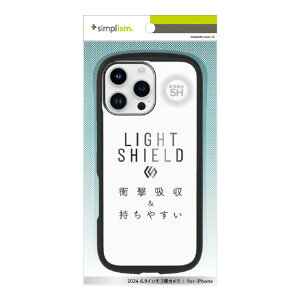 �g���j�e�B iPhone 16 Pro Max�p[LIGHT SHIELD] �Ռ��z�� �n�C�u���b�h�N���A�P�[�X �u���b�N TR-IP24L3-LD-CLBK [TRIP24L3LDCLBK]