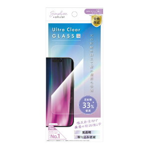 gjeB iPhone 16/15/15 Pro/14 PropBɍœK f荞݂ጸ  ʕی십KX AM-IP24M2-GLS-PLRCC [AMIP24M2GLSPLRCC]