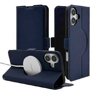 ���X�^�o�i�i iPhone 16 Plus�p�蒠�^�P�[�X �T�C�h�}�O�l�b�g MAGSAFE�Ή� �l�C�r�[ 8256IP467BSMMNV [8256IP467BSMMNV]