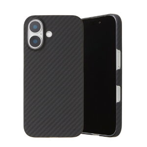 �f�B�[�t iPhone 16�pUltra Slim & Light Case DURO DCS-IPD24MBK [DCSIPD24MBK]