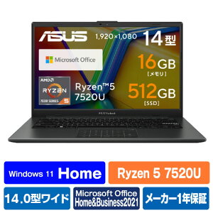 ASUS m[gp\R IWi Vivobook Go E1404FA-R5165WSBLE4 [E1404FAR5165WSBLE4]yRNHz