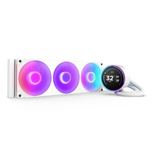 NZXT ȈՐCPUN[[ 120mm VOt[t@̗p KRAKEN Elite (2024) F360 RGB CORE zCg RL-KR36E-W2 [RLKR36EW2]ySPSPz