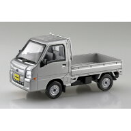 アオシマ 1/32 楽プラ スナップキット No．5-SS スバル サンバー トラック(スターリングシルバーメタリッ…