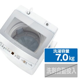 AQUA 7．0kg全自動洗濯機 ホワイト AQW-P7R(W) [AQWP7RW]【RNH】