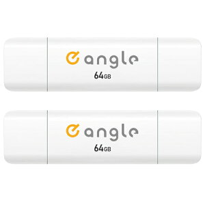 e angle USB3�D2(Gen1)TypeC-A�Ή�USB������ 64GB 2�Z�b�g SETANGVCRUAC064AWX2 [SETANGVCRUAC064AWX2]