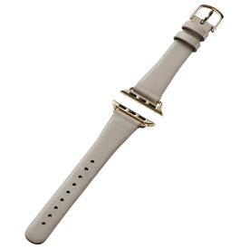 エレコム Apple Watch用 &me ソフトレザーバンド(42/41/40/38mm) グレージュ AW-41BDLJGB [AW41BDLJGB]