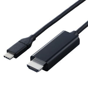 GR USB Type-C(TM) - HDMI(R)ϊP[u(5.0m) ubN CAC-CHDMI50BK2 [CACCHDMI50BK2]