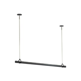 川口技研 室内用ホスクリーン 物干竿セット QSC型(1セット/ロングサイズ) ブラック QSCL-15-BK [QSCL15BK]