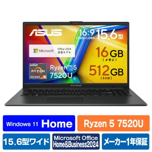 ASUS m[gp\R Vivobook Go 15 IWi ~bNXubN E1504FA-R5165WSBLE4 [E1504FAR5165WSBLE4]yRNHzySPSPz
