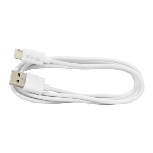 �C�c������ USB-A to Tupe-C(1�D2m)PVC�P�[�u�� e angle select �z���C�g EDCA03WH [EDCA03WH]