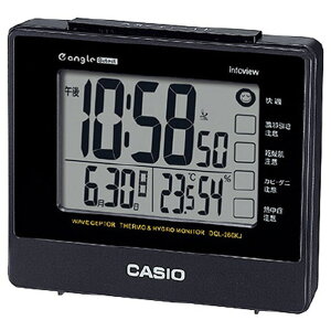 �J�V�I �ڊo�܂��d�g���v e angle select CASIO CLOCK �u���b�N DQL-260KJ-1JF [DQL260KJ1JF]