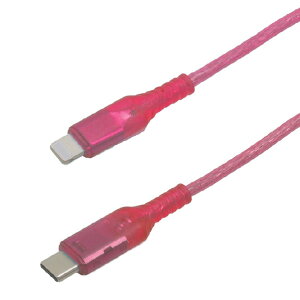 �C���v�����N Lightning/Type-C�N���A�P�[�u��(1�D0m) �s���N IMUSCL100CLPK [IMUSCL100CLPK]