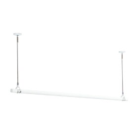 川口技研 室内用物干竿セット QSC型 標準サイズ (竿の長さ/最小145．0〜最大234．0cm) ホスクリーン ホワイト QSC-23 [QSC23]